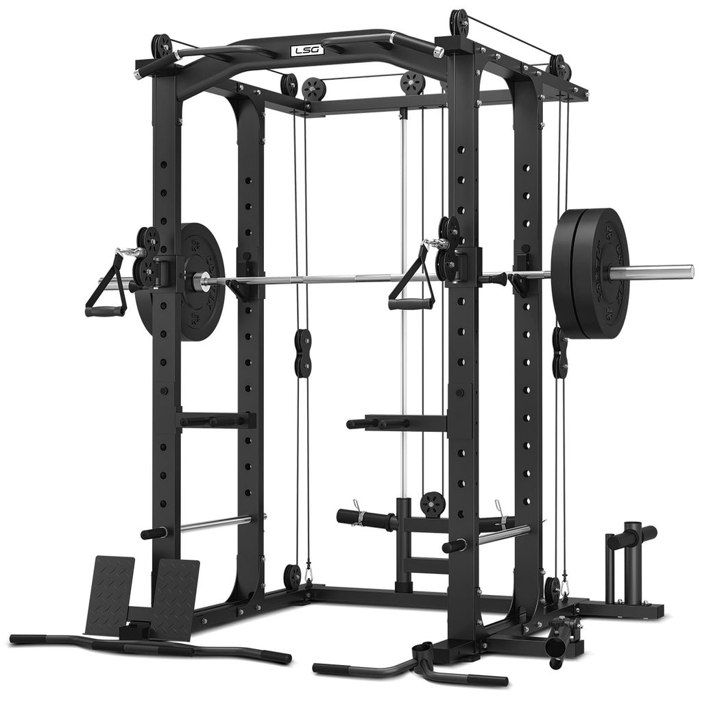 Multi Function Power Rack With Adjustable Cables - Fit Vibes